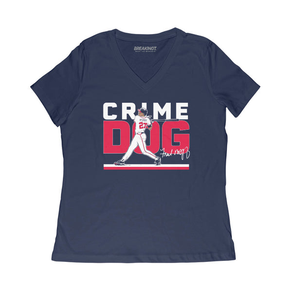 Fred McGriff Crime Dog Shirt, Atlanta - MLBPAA Licensed - BreakingT