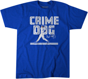 Fred McGriff Crime Dog Shirt, Toronto - MLBPAA Licensed - BreakingT