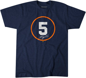 Jeff Bagwell: Number Circle Shirt, HOU - MLBPAA Licensed - BreakingT