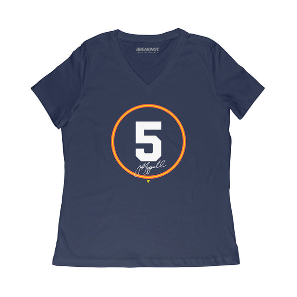 Jeff Bagwell: Number Circle Shirt, HOU - MLBPAA Licensed - BreakingT