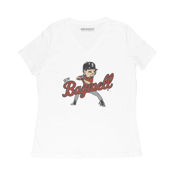 Jeff Bagwell: Caricature Shirt, Houston - MLBPAA Licensed - BreakingT