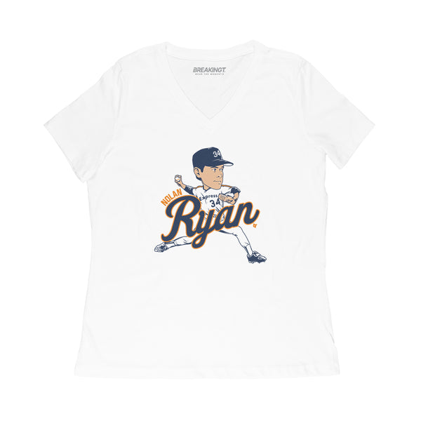 Nolan Ryan: Caricature Shirt, Houston - MLBPAA Licensed - BreakingT