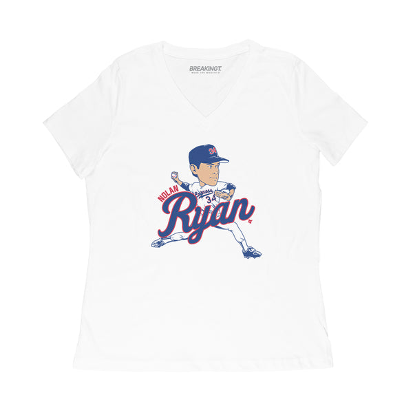 Nolan Ryan: Caricature Shirt, Texas - MLBPAA Licensed - BreakingT