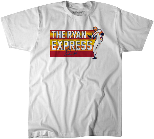 Nolan Ryan: The Ryan Express Shirt, HOU - MLBPAA Licensed - BreakingT