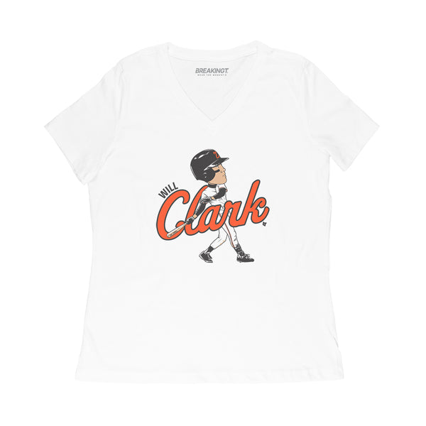 Will Clark Caricature Shirt, San Francisco -MLBPAA Licensed- BreakingT