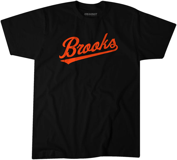 Brooks Robinson: Team Name Text Shirt, Baltimore - MLBPAA - BreakingT