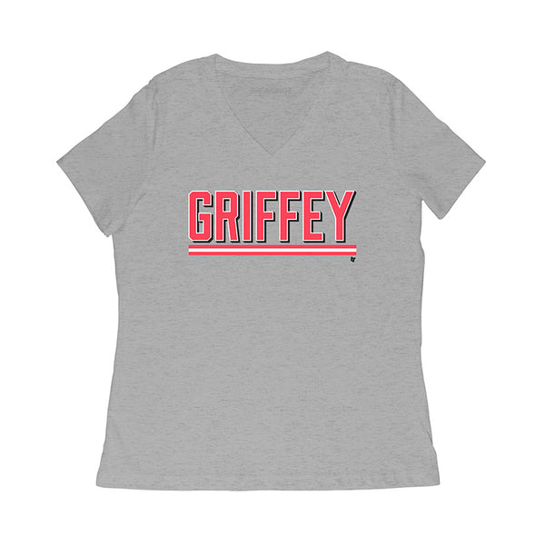 Ken Griffey Sr: Team Name Text Shirt, Cincinnati - MLBPAA - BreakingT