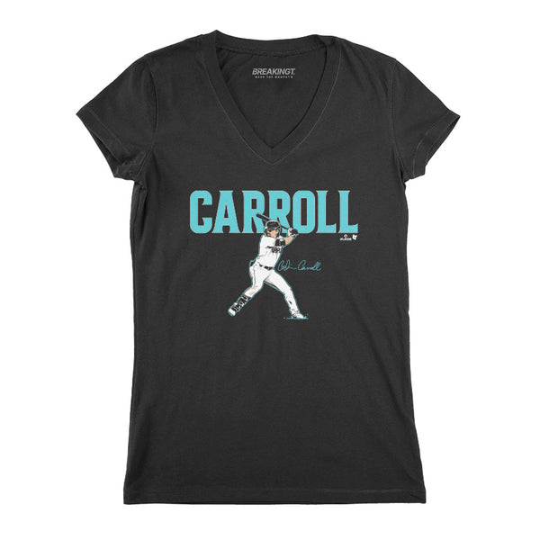 Corbin Carroll: Slugger Swing Shirt - MLBPA Licensed - BreakingT