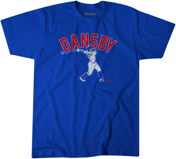 Dansby Swason: Sluggger Swing Shirt, Chicago - MLBPA - BreakingT