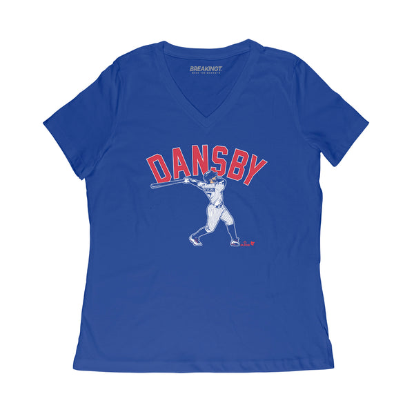 Dansby Swason: Sluggger Swing Shirt, Chicago - MLBPA - BreakingT