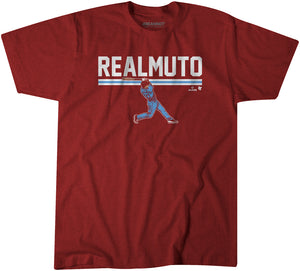 J.T. Realmuto: Slugger Swing Shirt - MLBPA Licensed - BreakingT