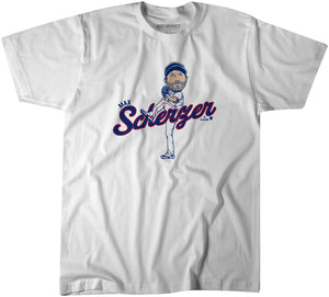 Max Scherzer: Texas Caricature Shirt- MLBPA Licensed - BreakingT