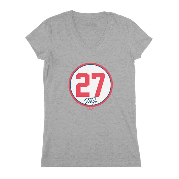 Mike Trout: Number Circle Shirt - MLBPA Licensed - BreakingT