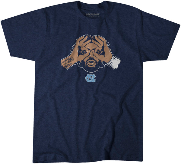 UNC Basketball: R.J. Davis Goggles Adult T-Shirt