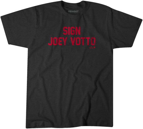 Sign Joey Votto Shirt + Hoodie - MLBPA Licensed - BreakingT