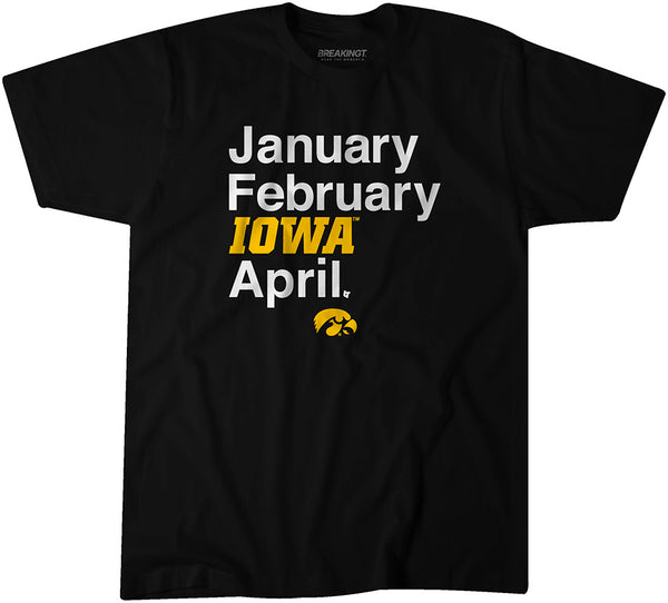 Iowa Basketball: January February Iowa April