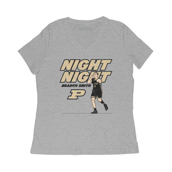 Purdue Basketball: Braden Smith Night-Night Adult T-Shirt