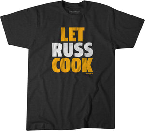 Russell Wilson: Pittsburgh Let Russ Cook Adult T-Shirt