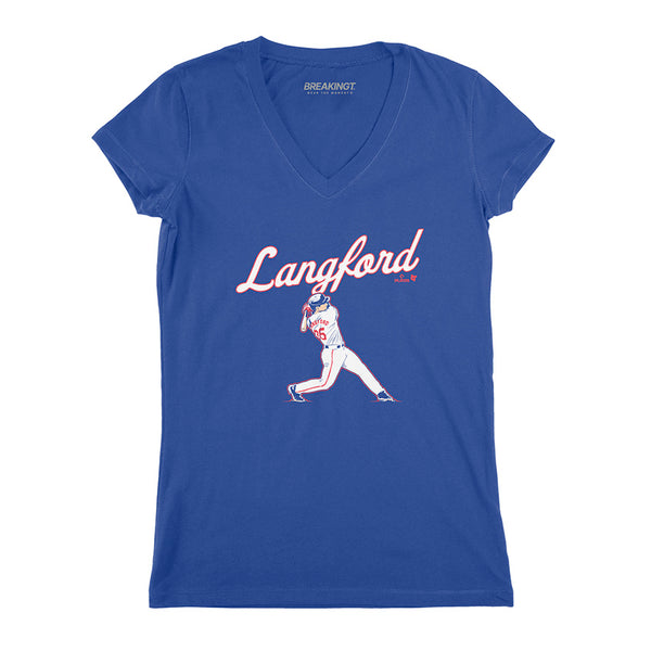 Wyatt Langford Shirt, Texas - MiLB Players Licensed - BreakingT