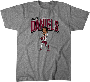 Jayden Daniels: Caricature Adult T-Shirt