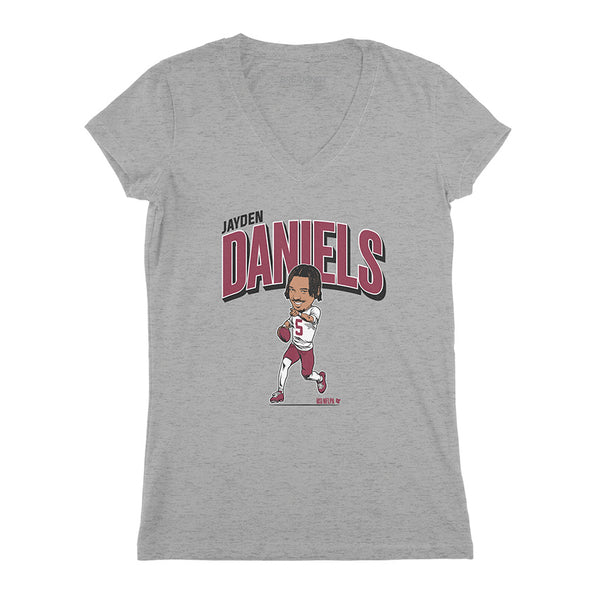 Jayden Daniels: Caricature Adult T-Shirt