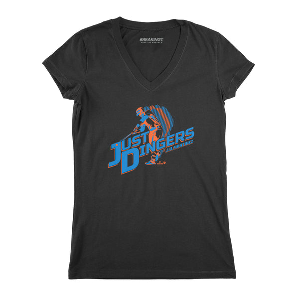 J.D. Martinez Just Dingers Shirt, New York - MLBPA Licensed -BreakingT