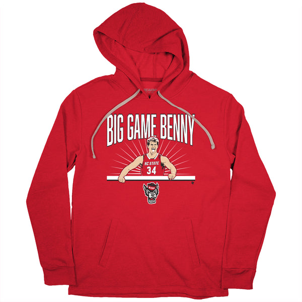 NC State Basketball: Ben Middlebrooks Big Game Benny Adult T-Shirt