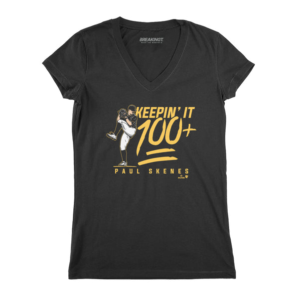 Paul Skenes Keepin' It 100+ Shirt, Pittsburgh -MiLB Players- BreakingT