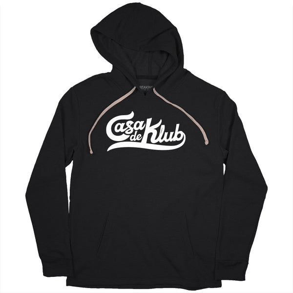 Casa de Klub Script Shirt + Hoodie - Corey Kluber + BreakingT