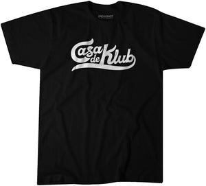 Casa de Klub Script Shirt + Hoodie - Corey Kluber + BreakingT