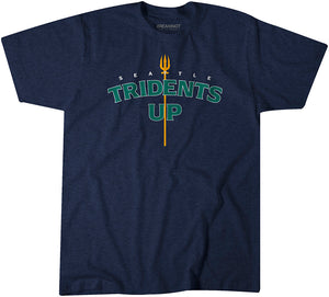 Tridents Up Shirt + Hoodie - Seattle Baseball - BreakingT