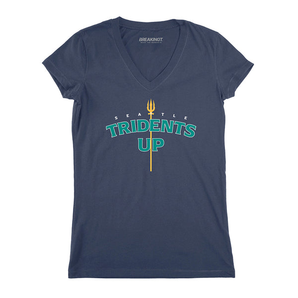 Tridents Up Shirt + Hoodie - Seattle Baseball - BreakingT