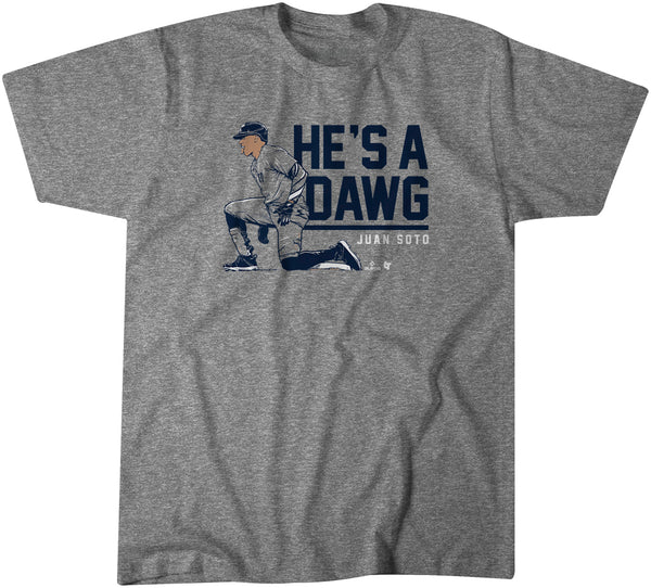 Juan Soto: He's a Dawg Shirt, New York - MLBPA Licensed - BreakingT