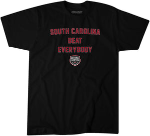 South Carolina Women's Basketball: Beat Everybody Adult T-Shirt