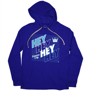 Hey Hey Hey Hey Kansas City Baseball T-Shirt + Hoodie - BreakingT