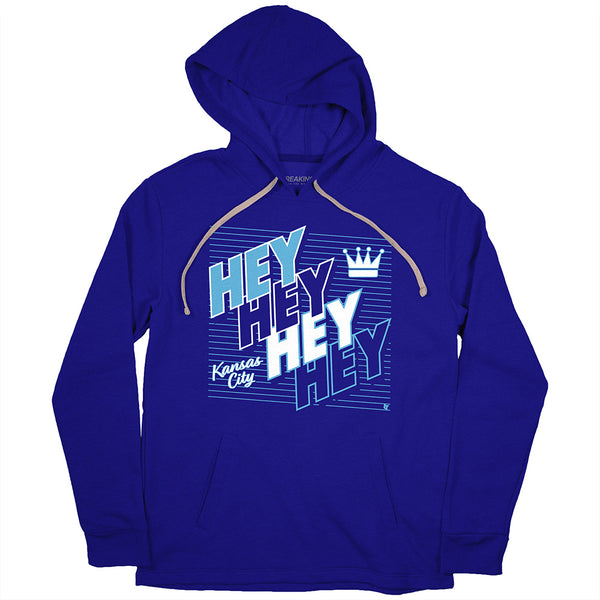 Hey Hey Hey Hey Kansas City Baseball T-Shirt + Hoodie - BreakingT