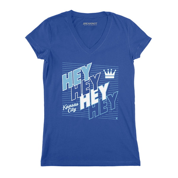 Hey Hey Hey Hey Kansas City Baseball T-Shirt + Hoodie - BreakingT