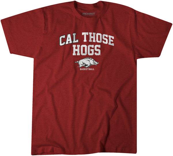 Arkansas Basketball: Cal Those Hogs Adult T-Shirt