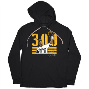 Andrew McCutchen: 300 Shirt, Pittsburgh - MLBPA Licensed - BreakingT