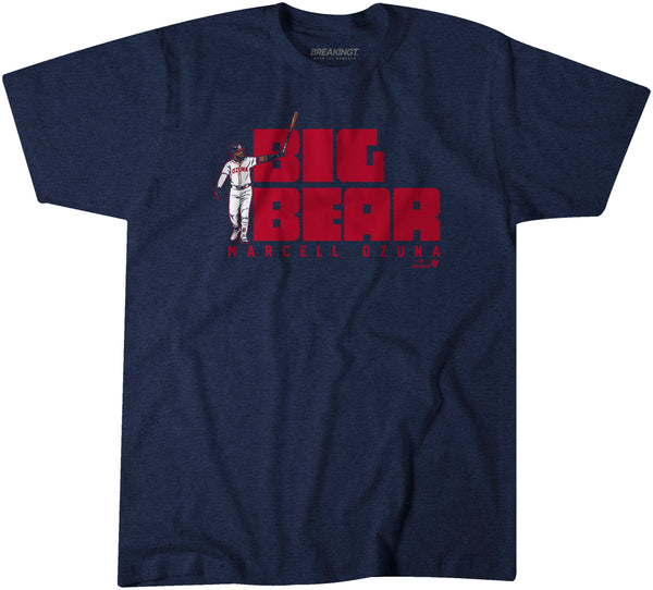 Marcell Ozuna: Big Bear Shirt, Atlanta - MLBPA Licensed - BreakingT