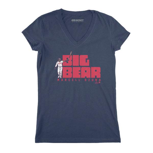 Marcell Ozuna: Big Bear Shirt, Atlanta - MLBPA Licensed - BreakingT