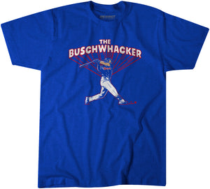 Michael Busch: Buschwhacker Shirt, Chicago - MLBPA Licensed -BreakingT