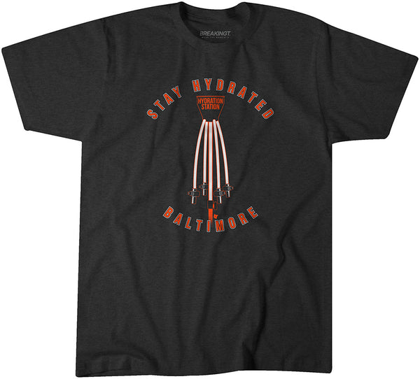 Baltimore Hydration Station Shirt - Baltimore Baseball - BreakingT