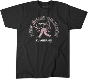 CJ Abrams Here Comes The Bloom T-Shirt - MLBPA Licensed - BreakingT