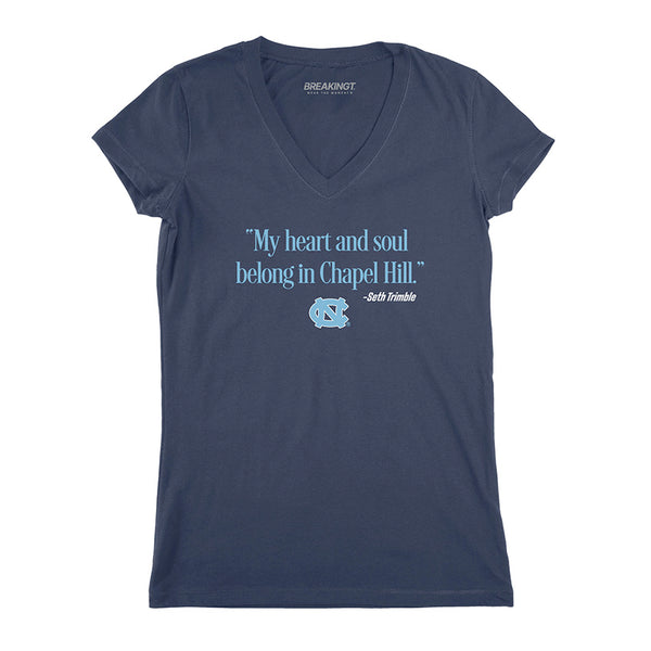 UNC Basketball: Seth Trimble Chapel Hill Adult T-Shirt