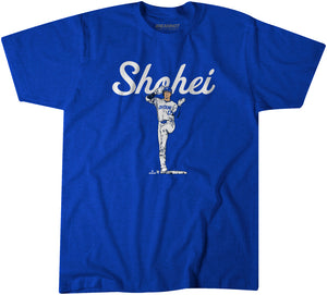 Shohei Ohtani On Base Shirt, Los Angeles - MLBPA Licensed - BreakingT