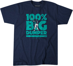 Cal Raleigh 100% Big Dumper Shirt, Seattle - MLBPA Licensed -BreakingT