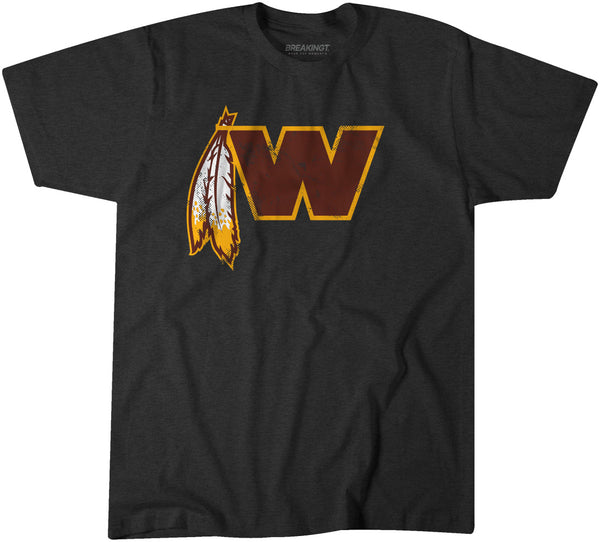 Washington Football Feather T-Shirt | Washington Pro Football