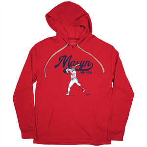 Masyn Winn Slugger Swing Shirt, St. Louis - MLBPA Licensed - BreakingT