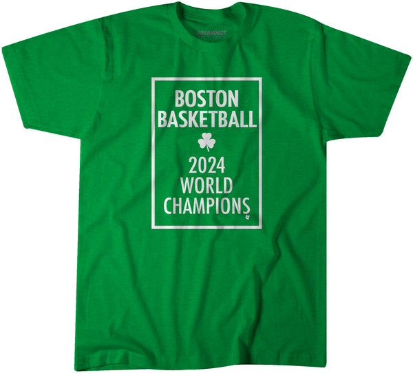 Boston Basketball: 2024 World Champions Adult T-Shirt